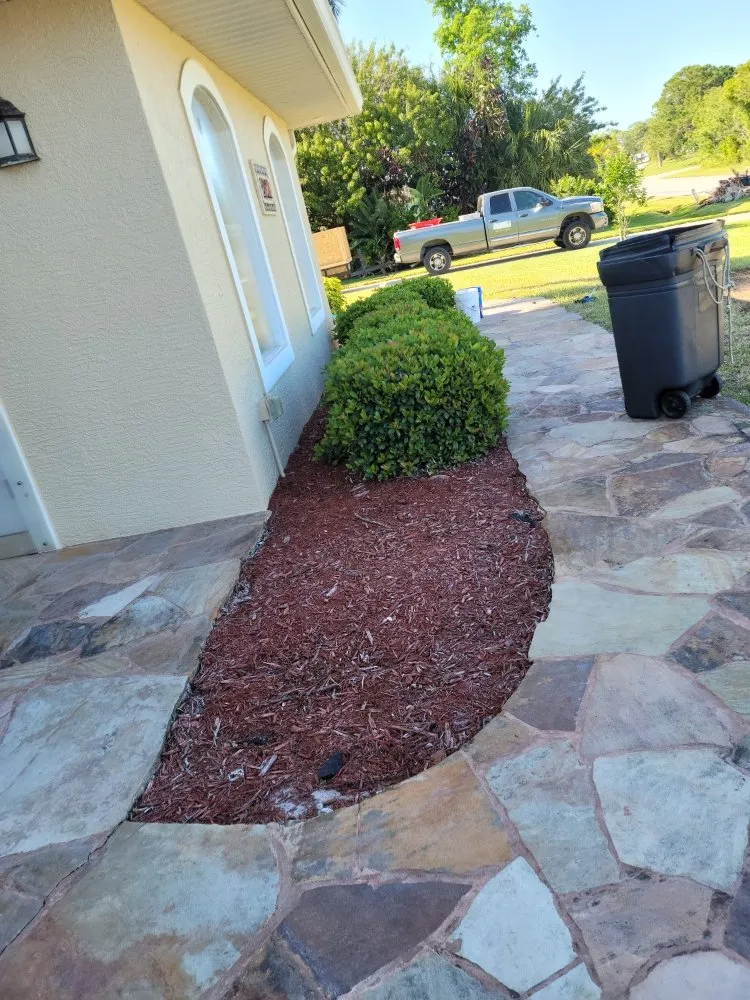 Local landscape installation in Palm Bay, FL - A+Trees & Stump Grinding