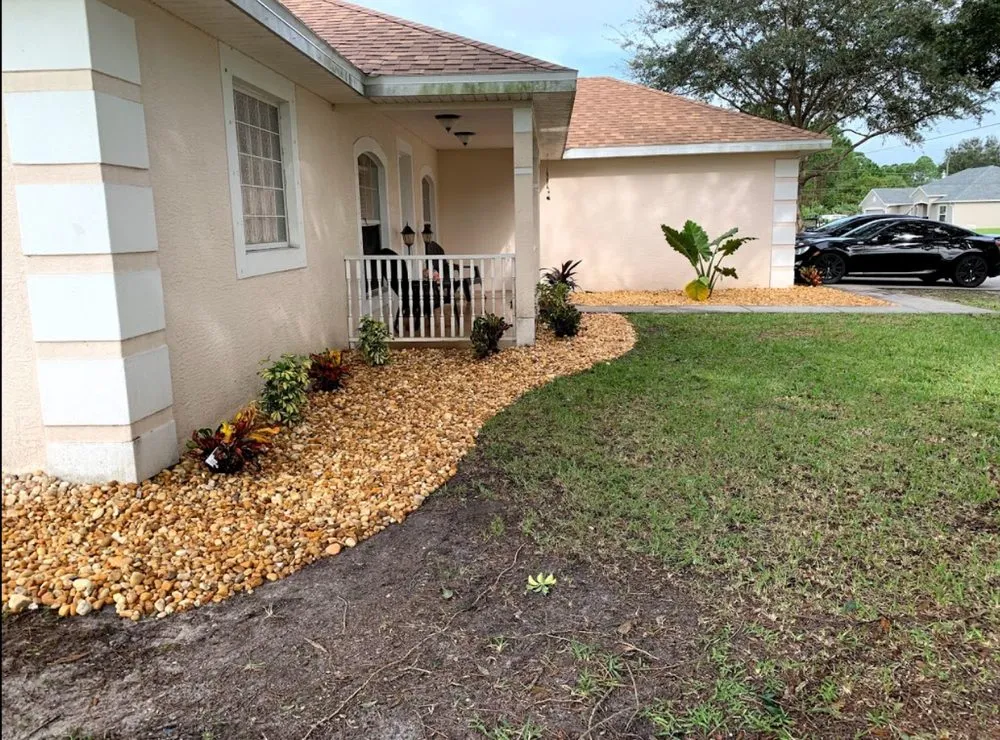 Affordable lawn mowing service for beautiful yards in Palm Bay, FL by A+Trees & Stump Grinding