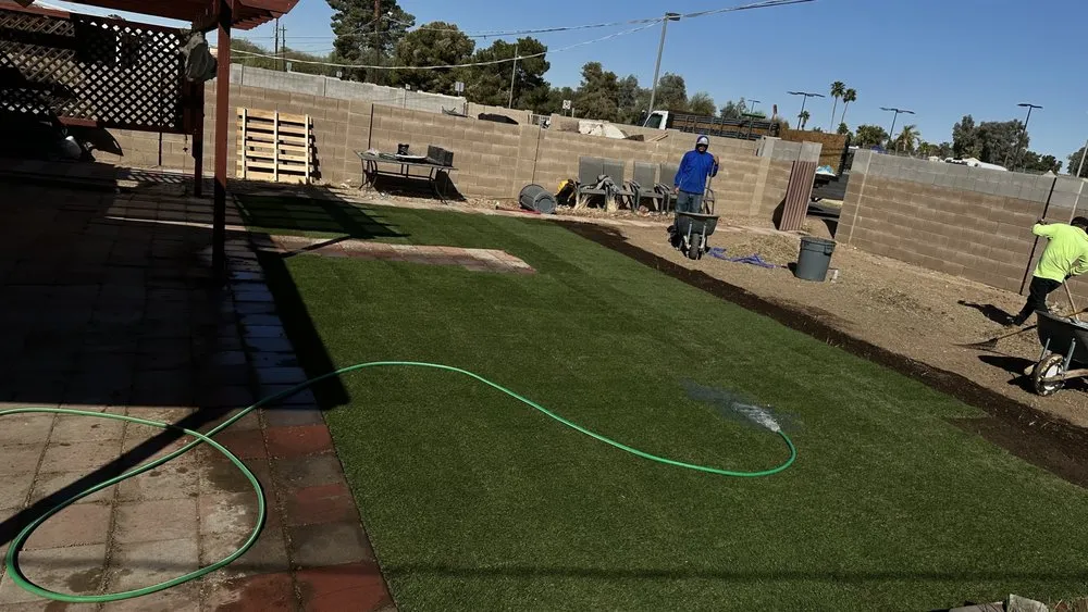 Trusted lawn care service with custom design in Phoenix, AZ by ATS Landscaping
