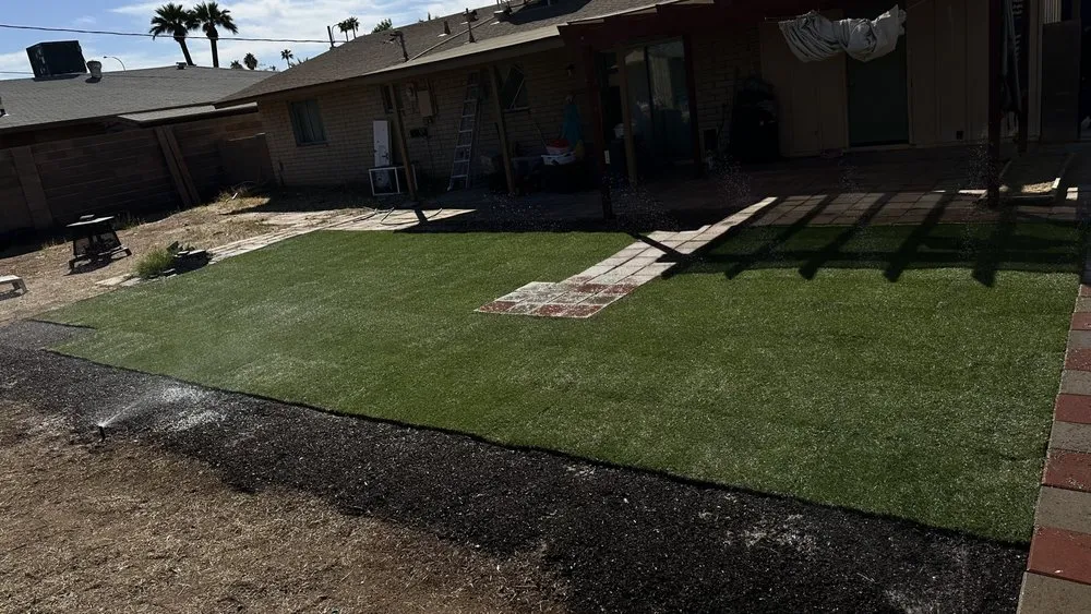 Custom yard maintenance for residential properties in Phoenix, AZ by ATS Landscaping