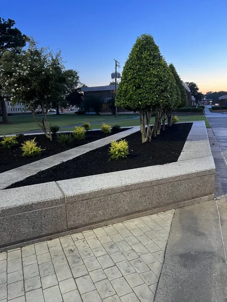 Professional landscape installation in White Hall, AR by AT's Lawn Service and Landscaping