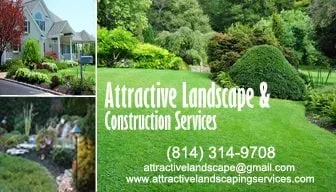 Attractive Landscape & Construction Services Logo
