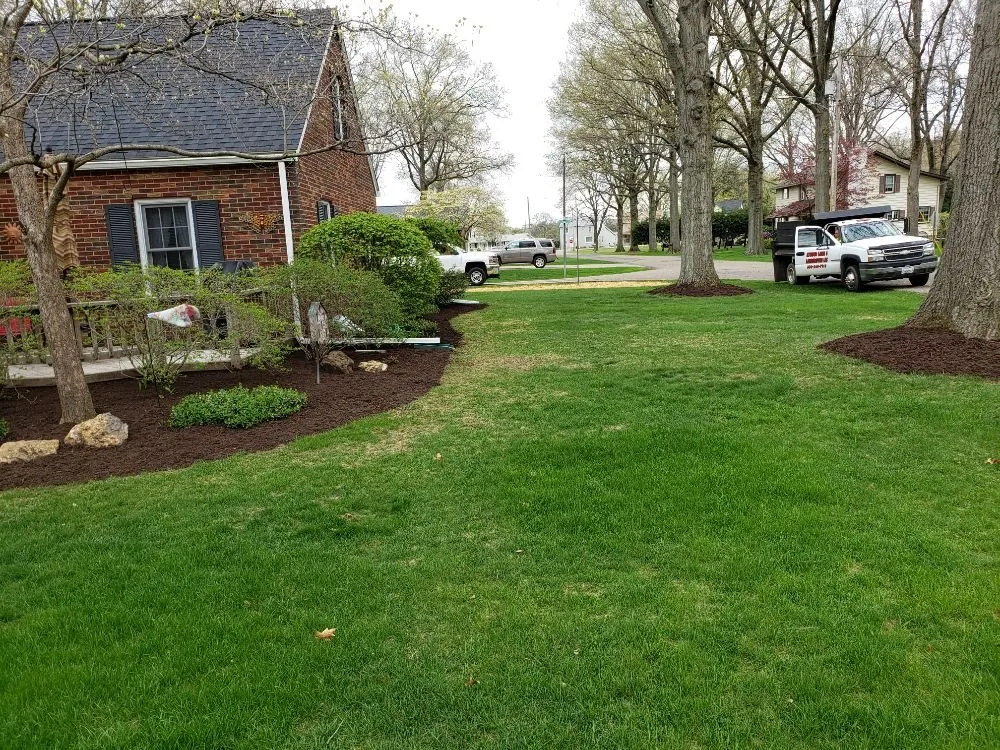 Custom landscape installation in New Philadelphia, OH by Atwood Lawn and Landscaping