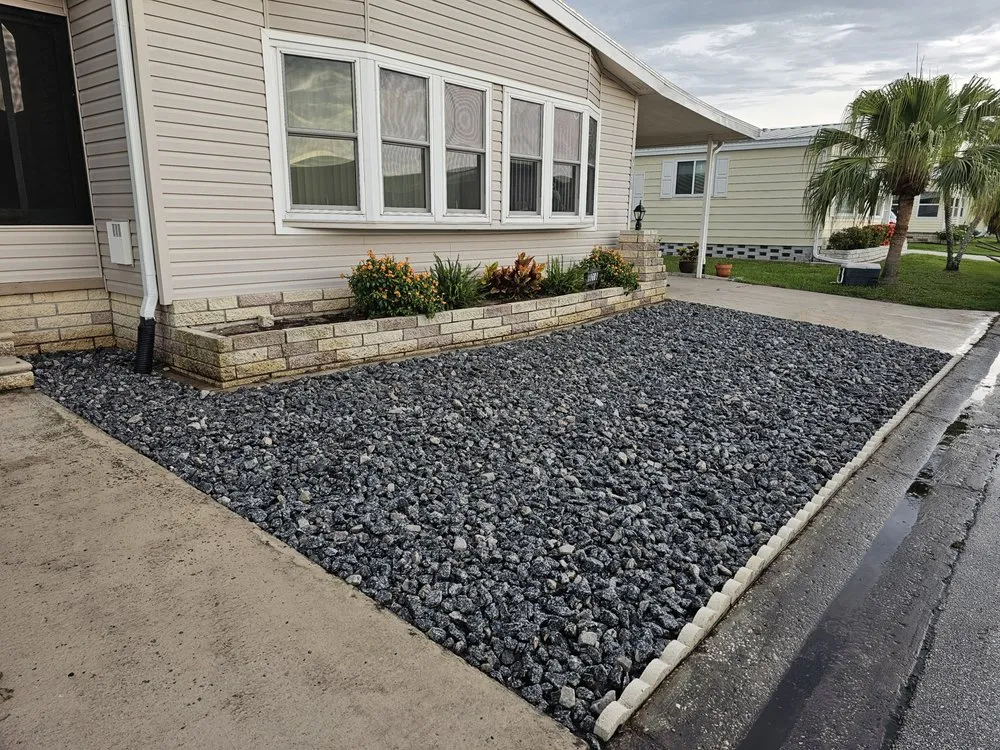 Top-rated lawn mowing service for homes in Bradenton, FL by Atzel Pavers & Landscaping