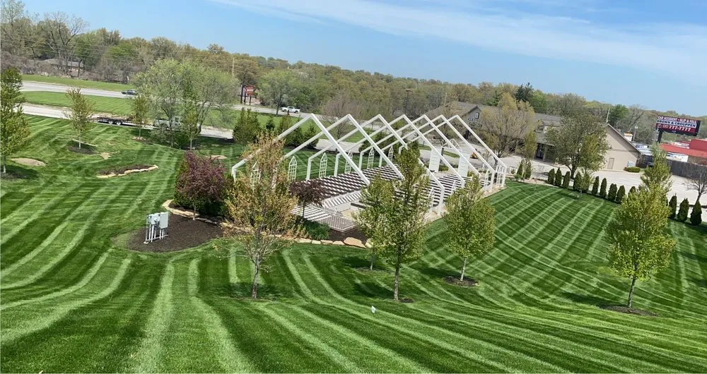 Local landscape installation in Raytown, MO by Aubrey Hills