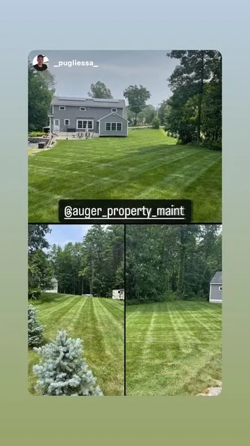 Local lawn mowing service in Hampstead, NH by Auger Property Maintenance