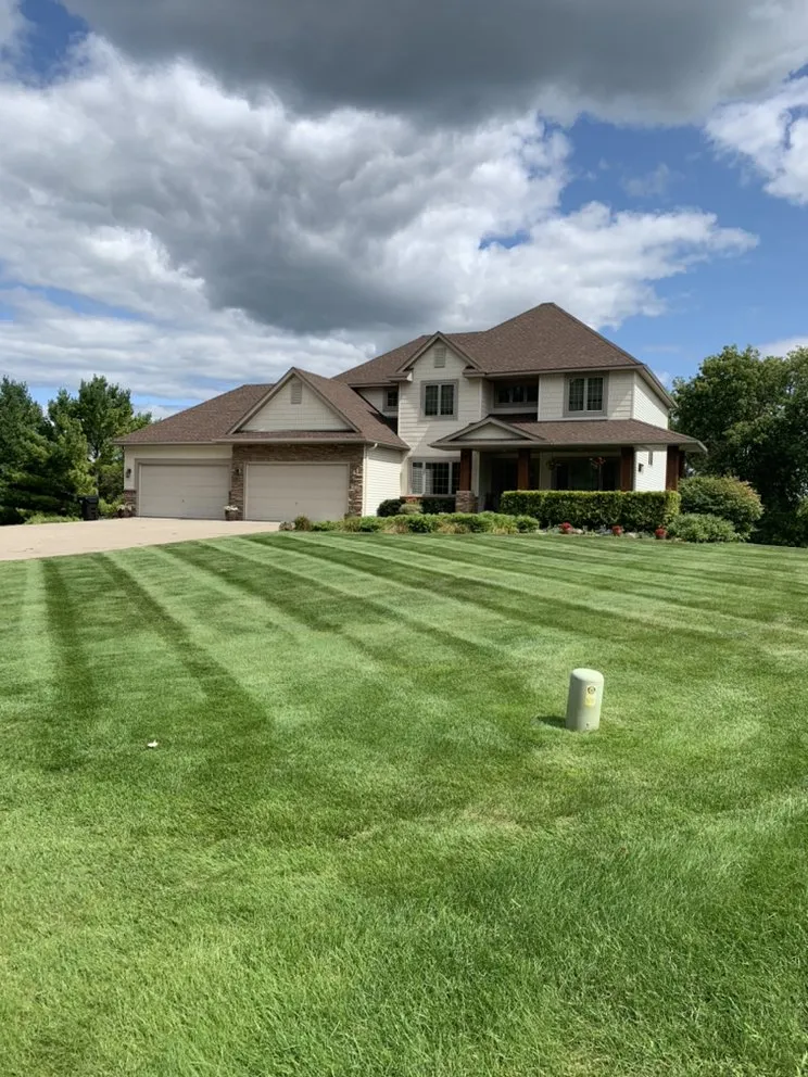 Custom garden landscaping in Andover, MN by Augusta Greens
