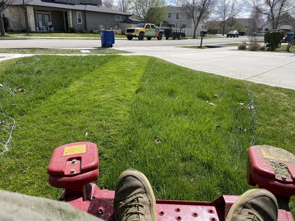 Professional outdoor landscaping near you in Eagle, ID by Augusta Lawn Care Services