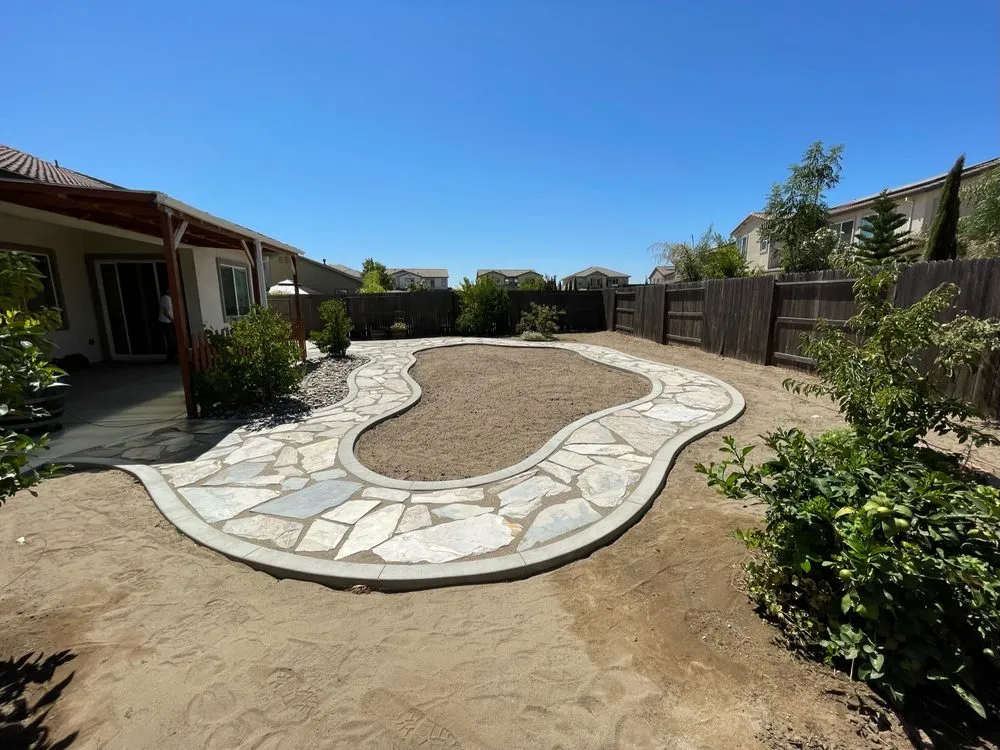 Custom lawn care service with custom design across Modesto, CA - Augusta Lawn Care Services of Modesto