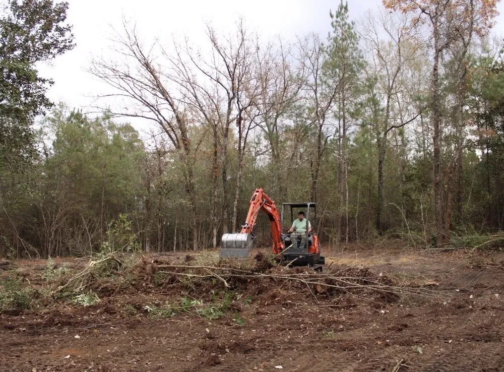 Expert outdoor landscaping with custom design in Purvis, MS by Aultmans Digging And Cleanup
