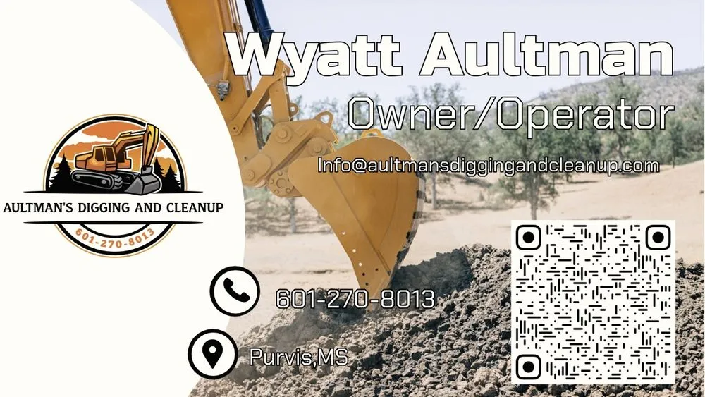 Custom lawn mowing service for residential properties in Purvis, MS by Aultmans Digging And Cleanup