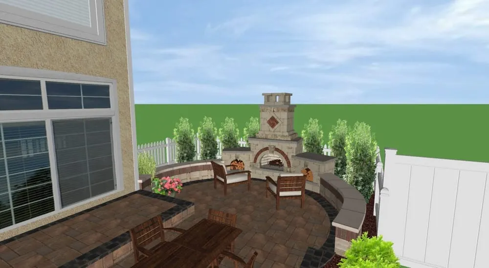 Affordable residential landscaping with custom design in Carroll, OH by Auman Landscape