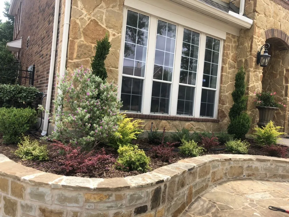 Professional lawn mowing service in Keller, TX by Aurora Landscapes