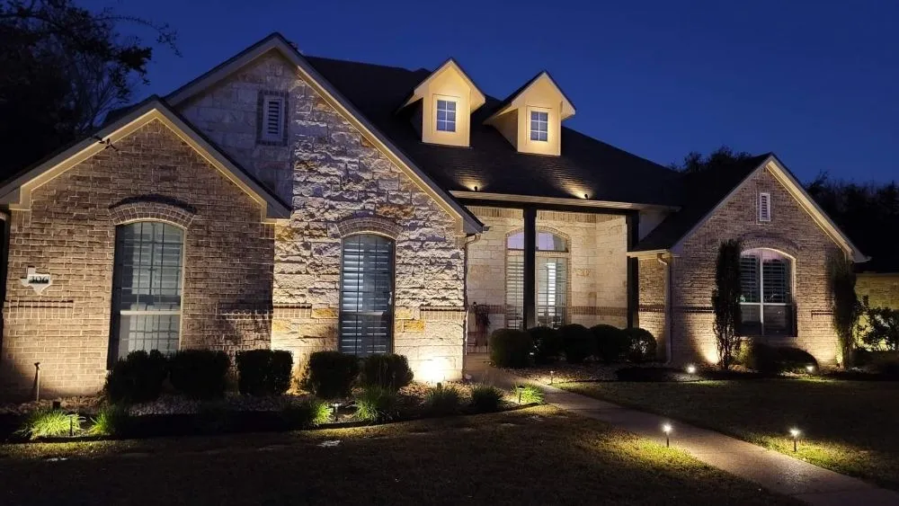 Custom lawn care service with custom design in Leander, TX by Austex Landscape And Design