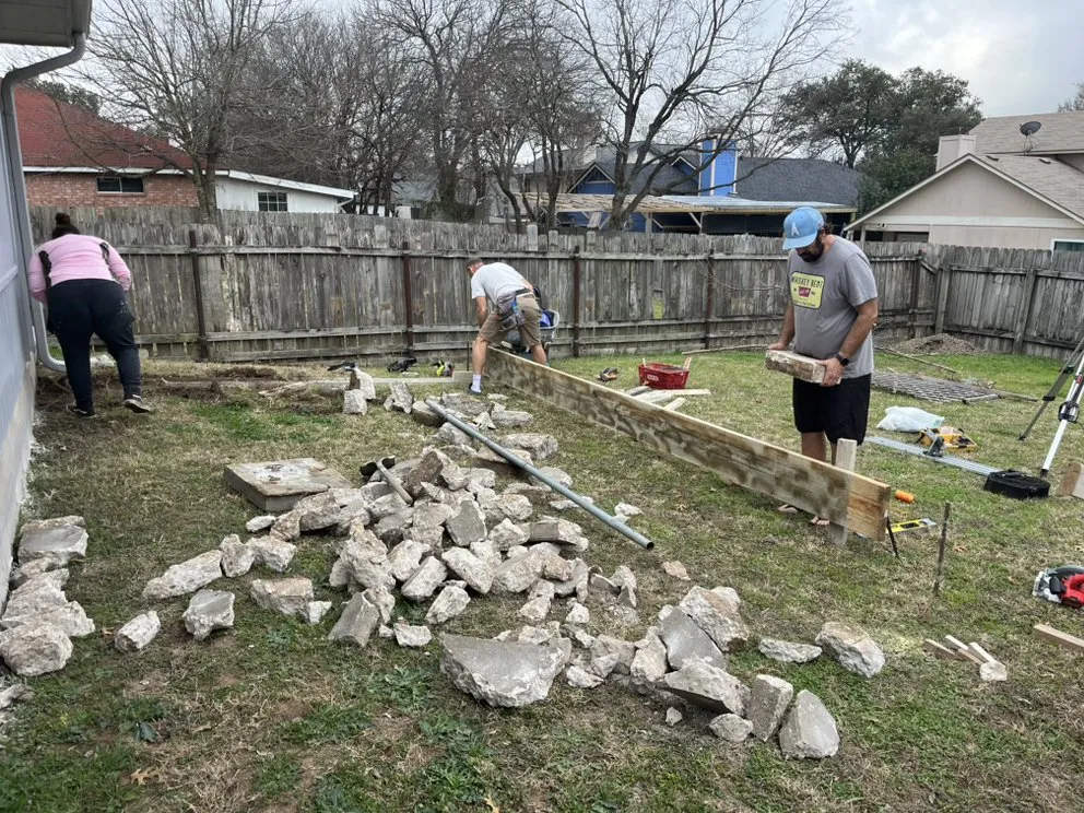 Local yard maintenance in Austin, TX by Austin Concrete Construction
