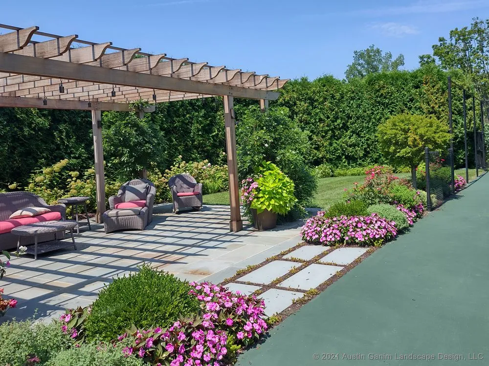 Reliable outdoor landscaping for beautiful yards in Fairfield, CT by Austin Ganim Landscape Design, LLC