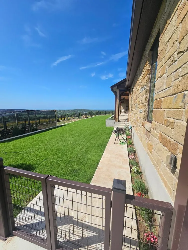 Professional yard maintenance for year-round maintenance in Leander, TX by Austin Hydroseed