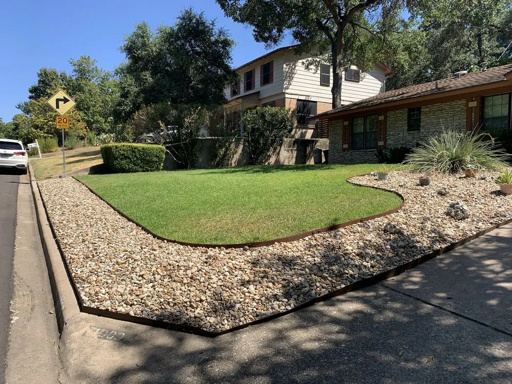 Affordable landscape installation for beautiful yards in Manchaca, TX by Austin Landscape and Design