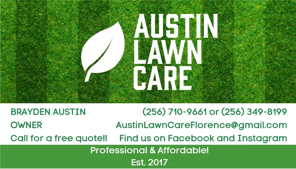 Professional landscape installation in Florence, AL by Austin Lawn Care