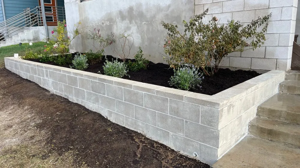 Custom garden landscaping in Austin, TX - Austin Yard Barber