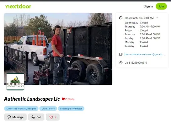 Authentic Landscapes Logo