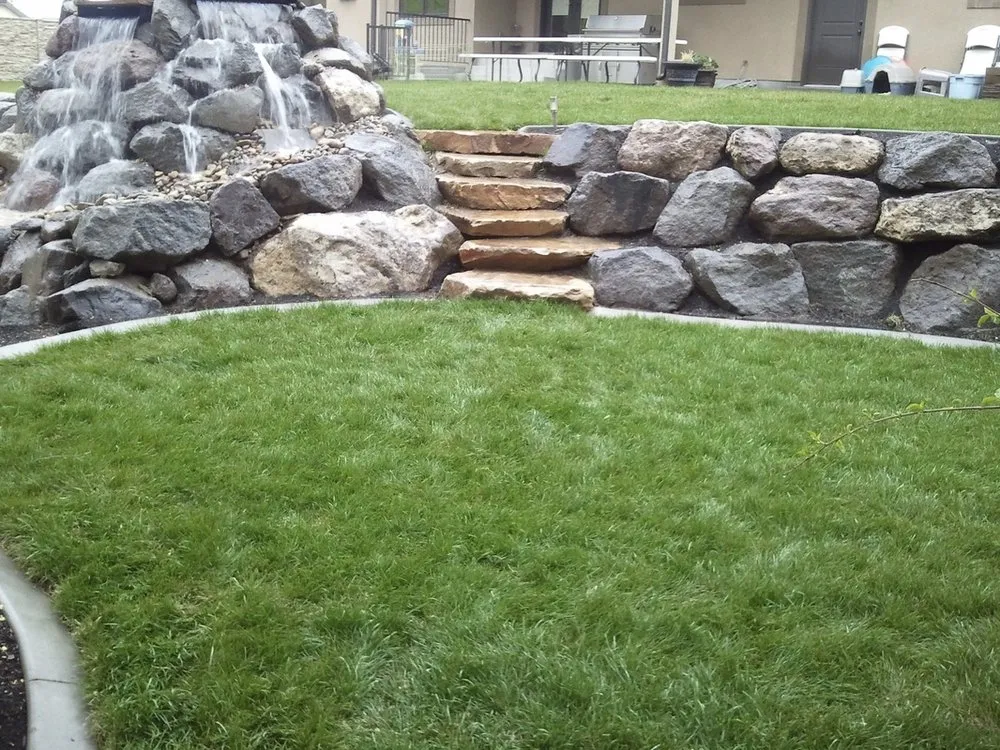 Professional landscape design in Spanish Fork, UT - Automated Rain Sprinklers & Landscape