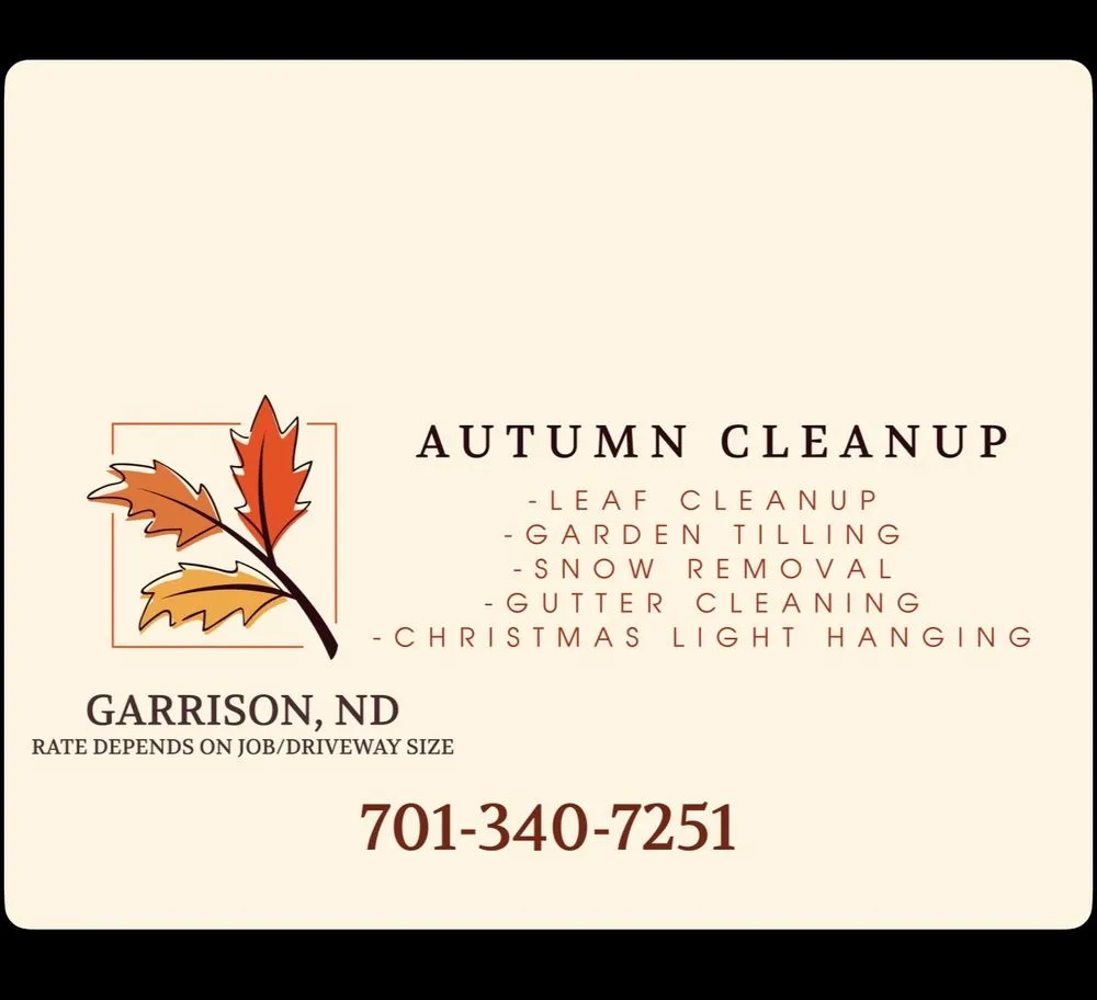Custom lawn care service for homes in Garrison, ND by Autumn Cleanup