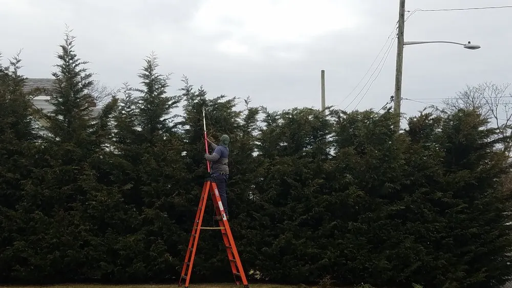 Custom outdoor landscaping in Lindenhurst, NY by Autumn Leaves Landscape and Design