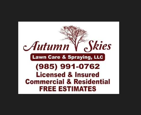 Autumn Skies Lawn Care & Spraying