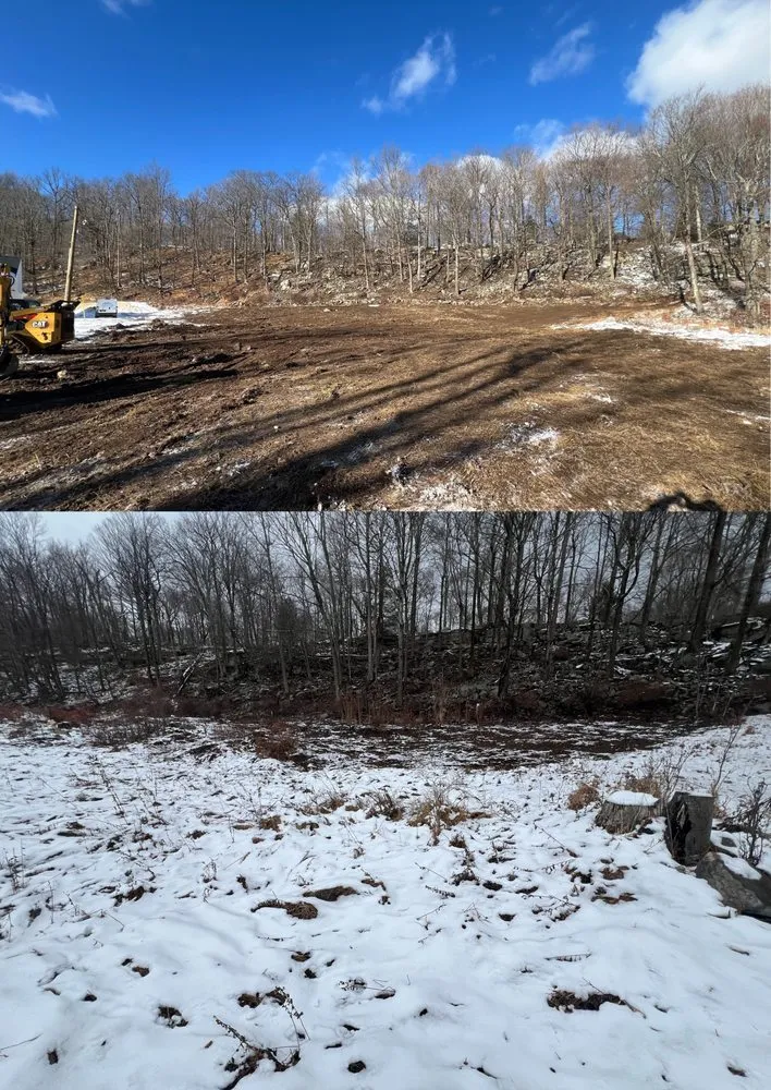 Professional garden landscaping with custom design in Bath, PA by AV Excavations