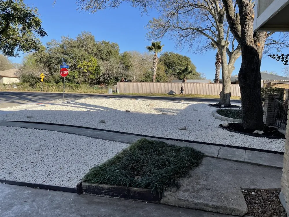 Affordable garden landscaping in San Antonio, TX by A&V Fencing and Landscaping