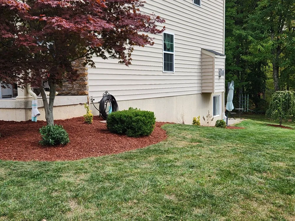 Custom lawn mowing service with custom design in Quakertown, PA by AV Landscapes