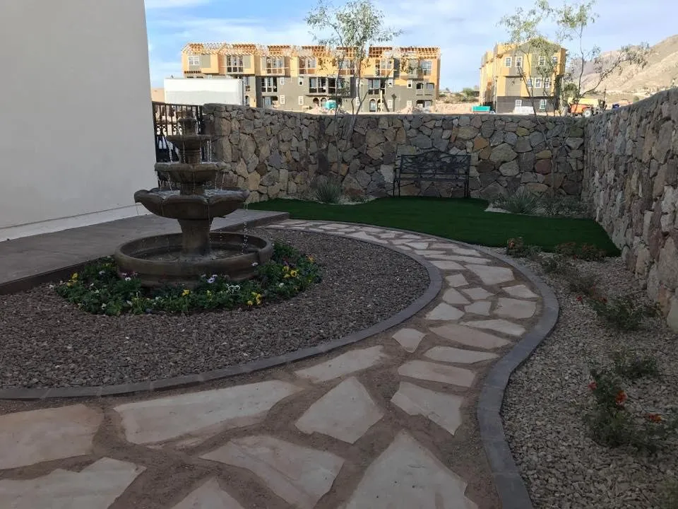 Expert landscape installation for homes across Anthony, NM - A.V. Lawn Service & Landscaping