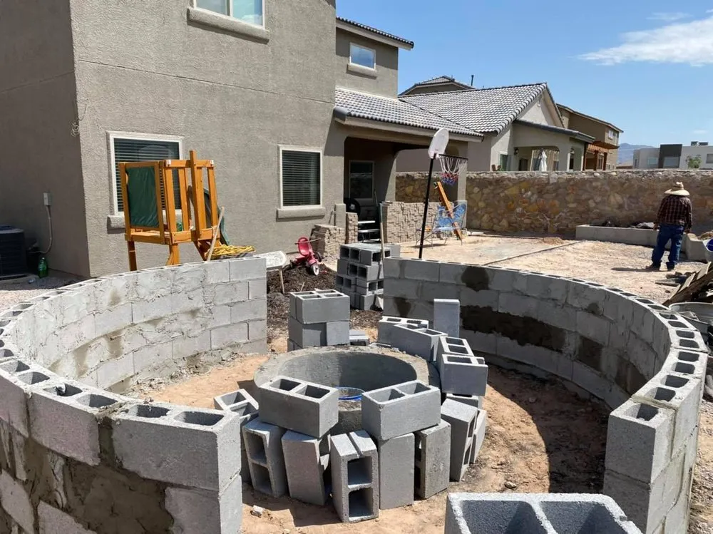 Professional garden landscaping in Anthony, NM by A.V. Lawn Service & Landscaping