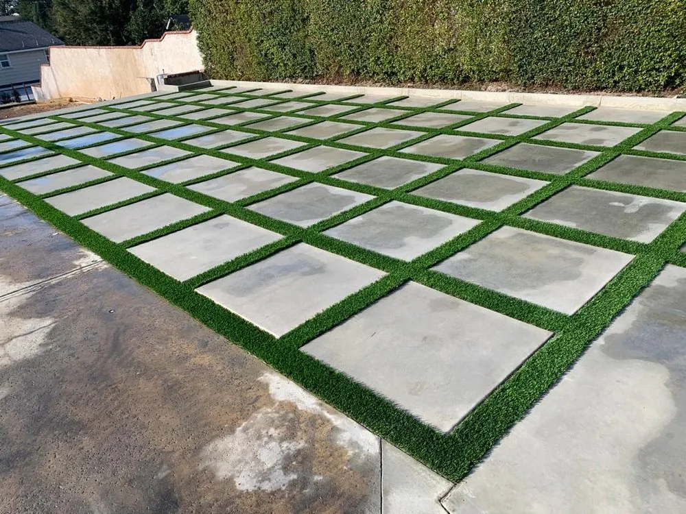 Affordable residential landscaping with custom design in Fontana, CA by AV Synthetic Grass