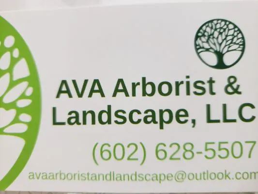 AVA Arborist & Landscape Logo
