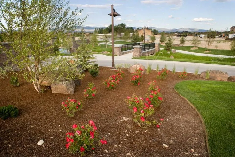 Custom outdoor landscaping with custom design across Meridian, ID - Avalon Landscapes