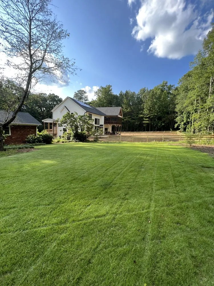 Professional landscape installation with custom design in Norcross, GA by Avalon’s Landscaping