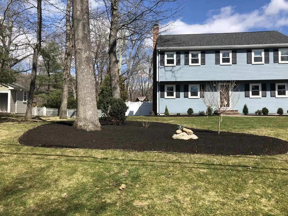 Local lawn care service for residential properties in North Attleboro, MA by Avalos Landscaping