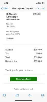 Avalos Professional Landscape Logo