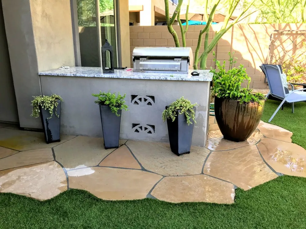 Affordable landscape installation in Queen Creek, AZ by Avant-Garden Design and Landscape