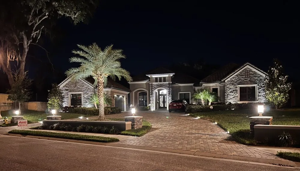 Professional residential landscaping for residential properties in New Port Richey, FL by Avanti Outdoor Lighting