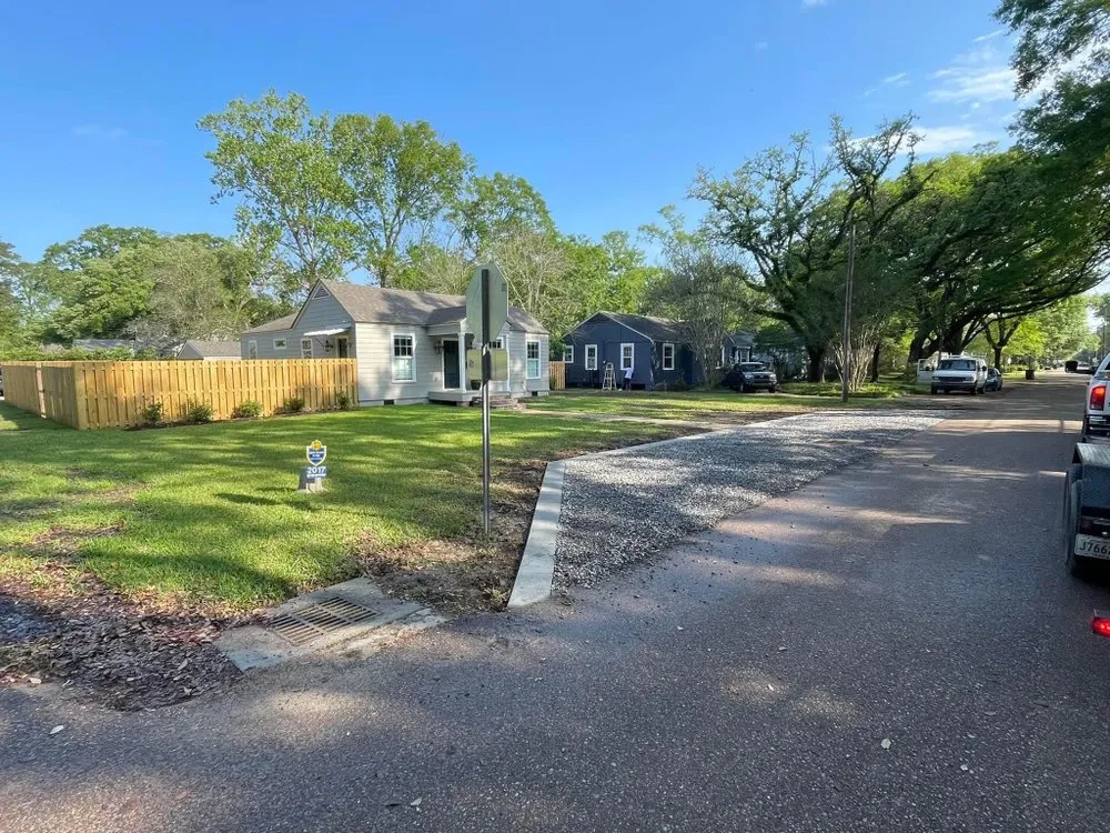 Affordable outdoor landscaping for outdoor upgrades in Denham Springs, LA by Avara Development