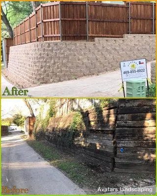 Avatar Landscaping and Construction Logo