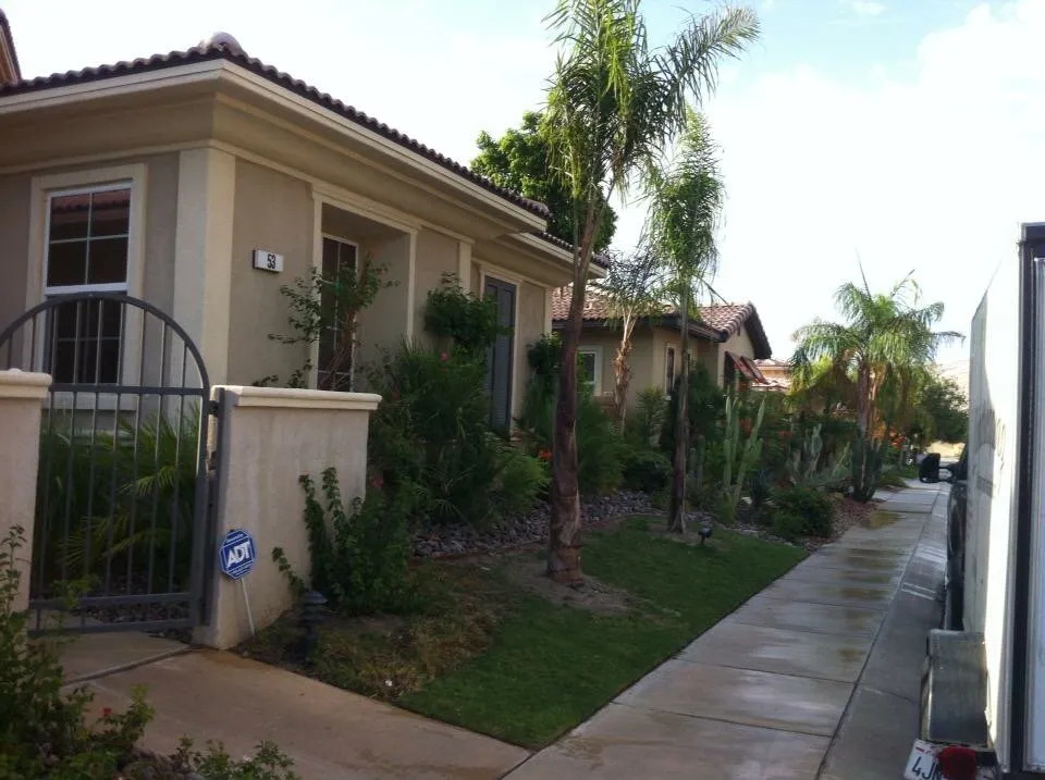 Custom yard maintenance for residential properties in Cathedral City, CA by Avelar Gardening