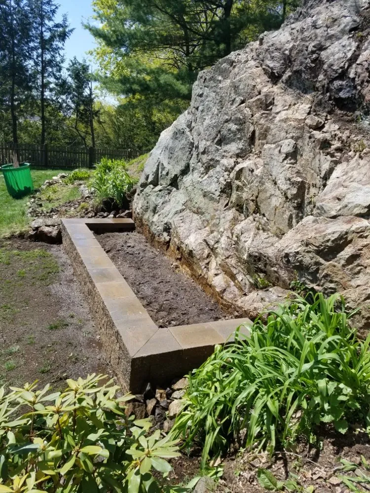 Custom landscape installation in Fitchburg, MA - Avelar Landscaping