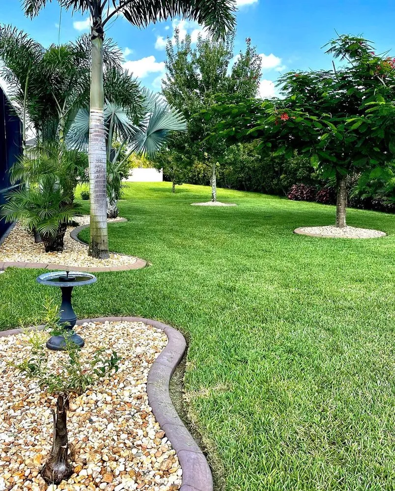 Local lawn mowing service with custom design in Bradenton, FL by Aversa Outdoor
