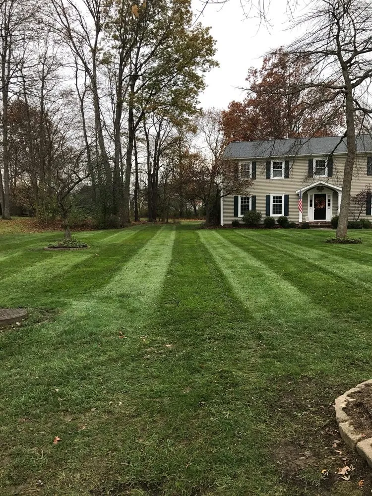 Custom lawn mowing service for year-round maintenance in Stow, OH by Avery Enterprise