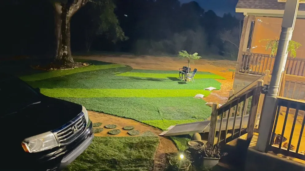 Custom yard cleanup service in Rome, GA by Avery Turf