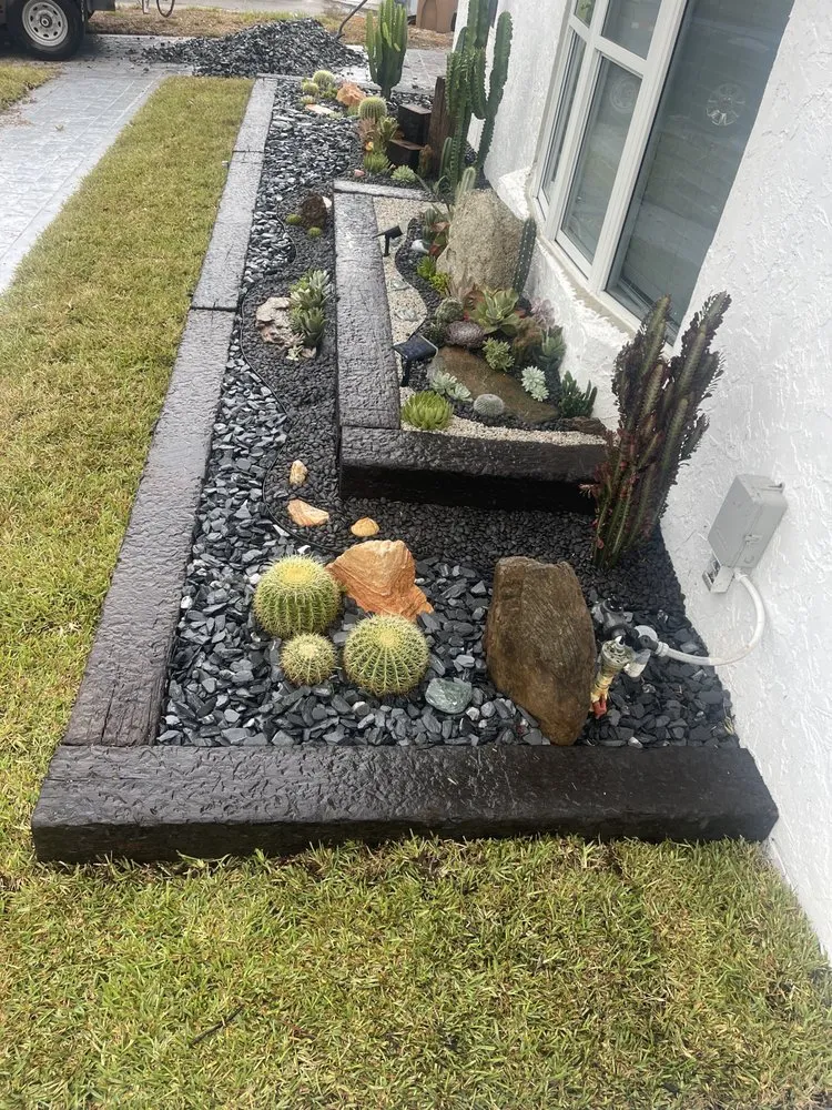 Custom lawn care service with custom design in Parkland, FL by Aviator Dreamscapes